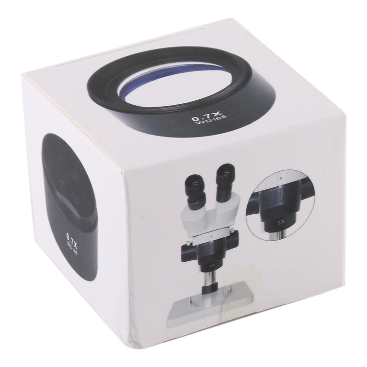 Stereo Microscopes Auxiliary Objective Lens Barlow Lens Magnifier 0.7X WD165