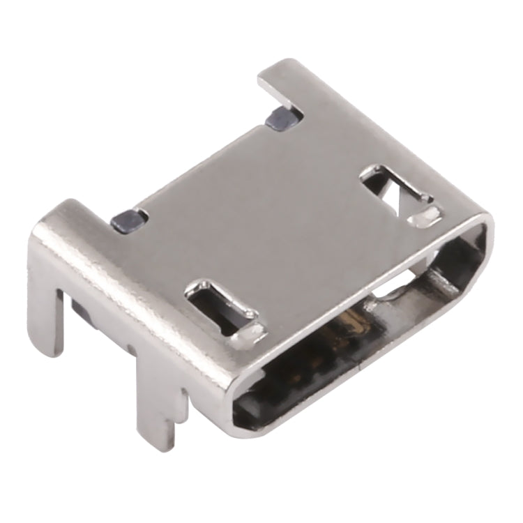 50 PCS Micro USB 5P/F Fixed Foot 7.2 Short Needle without Crimping, D Type