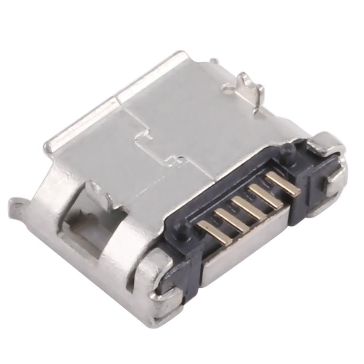 50 PCS Micro USB 5P/F SMT Socket Connector with Positioning Column & Crimping, J Type