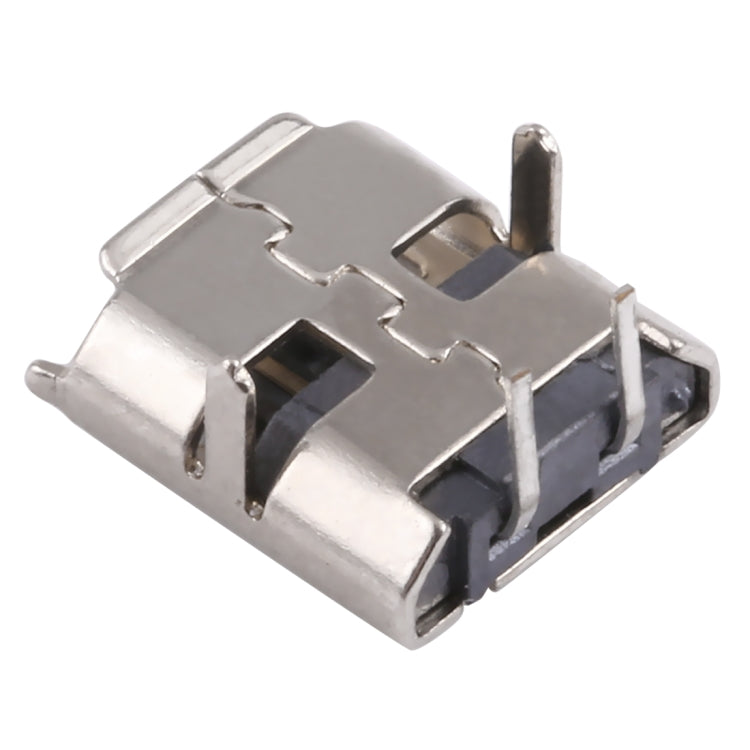 50 PCS Micro USB 2P/F 90 Degrees Socket Connector, H Type