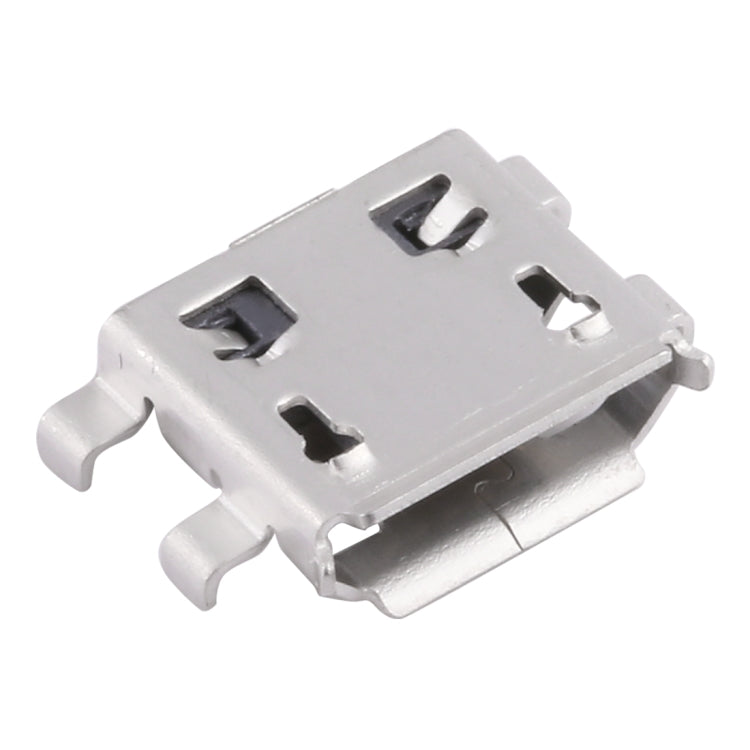 50 PCS Micro USB 5P/F Heavy Plate Fixed Foot 1.17 without Crimping, H Type