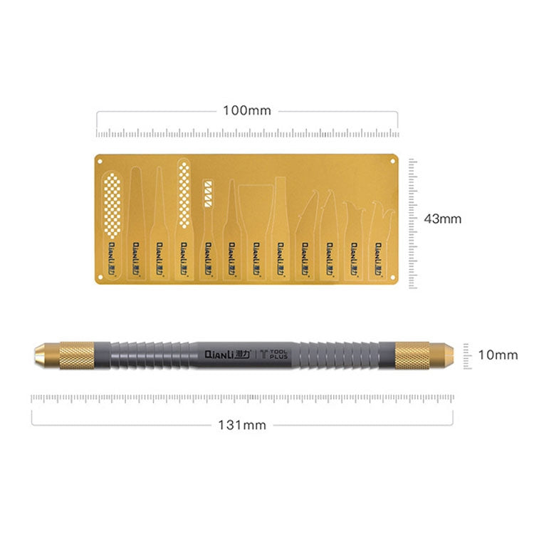 QIANLI 009 Multifunctioal CPU IC Glue Remover Knife Thin Blade Motherboard BGA Chip Glue Cleaning Knife