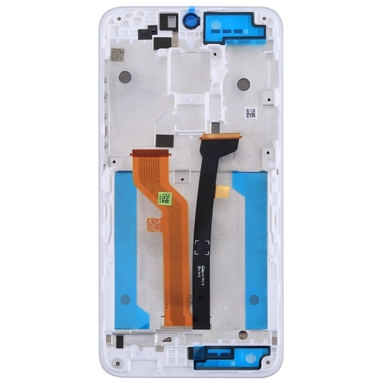 TFT LCD Screen for HTC Butterfly 3 Digitizer Full Assembly with Frame(White)