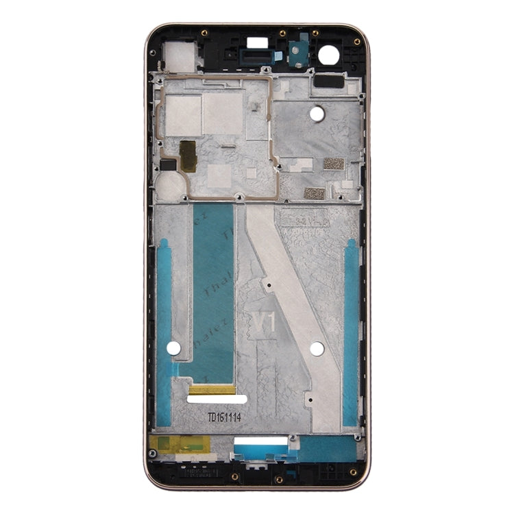 Front Housing LCD Frame Bezel Plate for HTC Desire 10 Pro(Black)