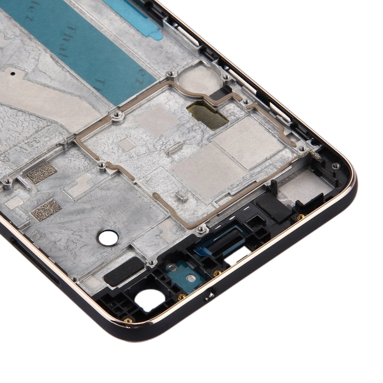 Front Housing LCD Frame Bezel Plate for HTC Desire 10 Pro(Black)
