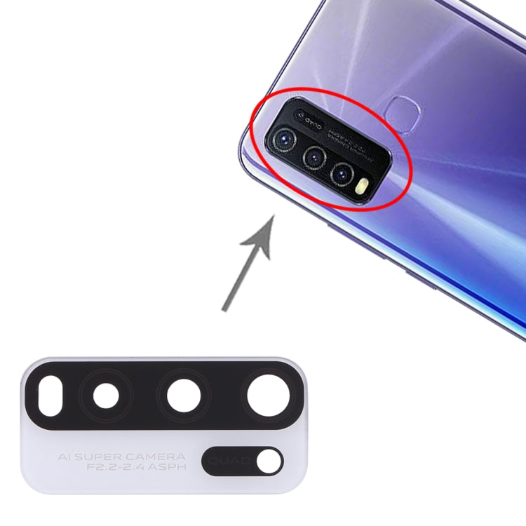 For Vivo Y50 1935, V1965A / Vivo Y30 1938 10pcs Back Camera Lens
