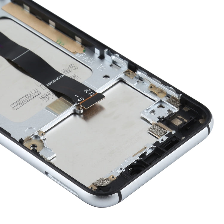 Original LCD Screen for Umidigi A3 Pro Digitizer Full Assembly With Frame (Silver)