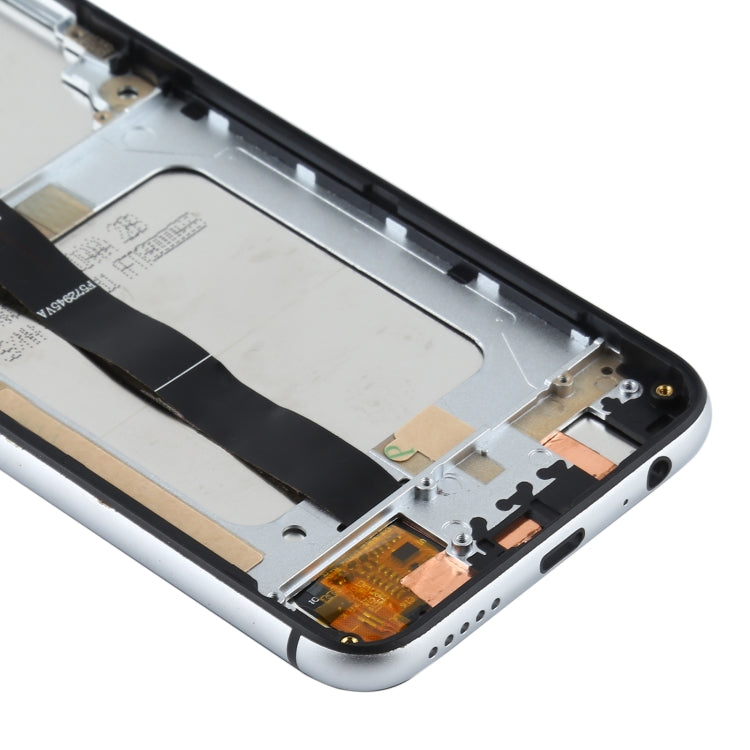 Original LCD Screen for Umidigi A3 Pro Digitizer Full Assembly With Frame (Silver)