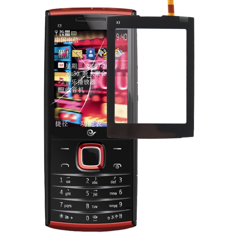 Touch Panel for Nokia X3-02(Black)