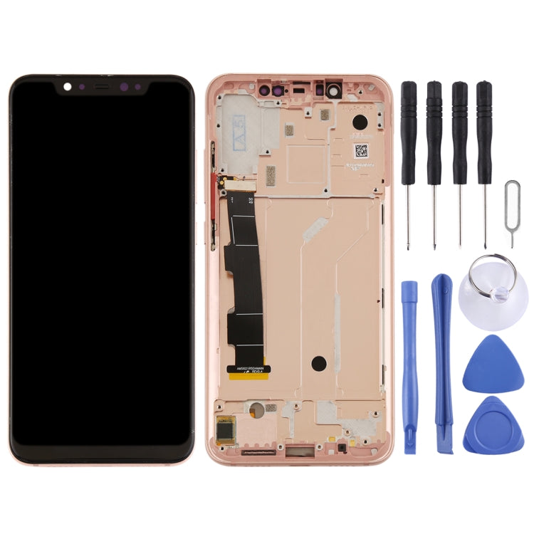 LCD Screen and Digitizer Full Assembly with Frame & Side Keys for Xiaomi Mi 8