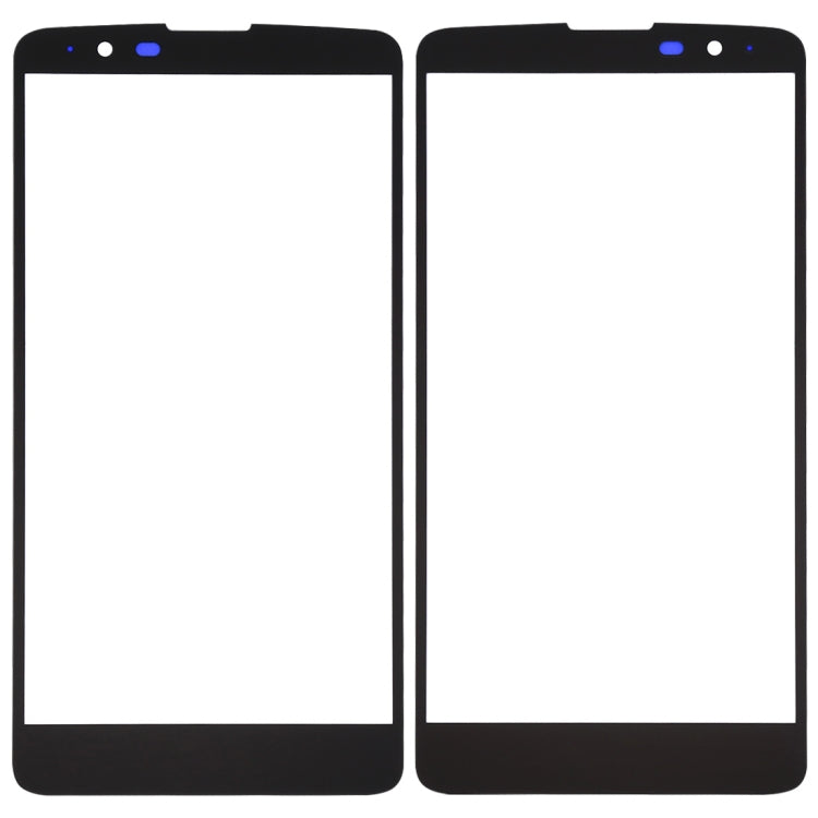 Front Screen Outer Glass Lens for LG Stylo 2 Plus / K550(Black)