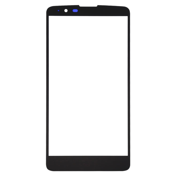 Front Screen Outer Glass Lens for LG Stylo 2 Plus / K550(Black)