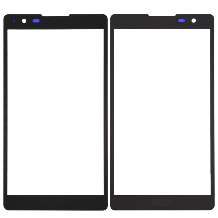 Front Screen Outer Glass Lens for LG X Power / K220 (Black)