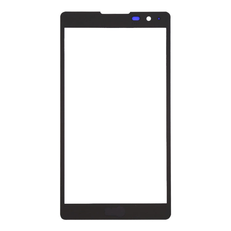 Front Screen Outer Glass Lens for LG X Power / K220 (Black)