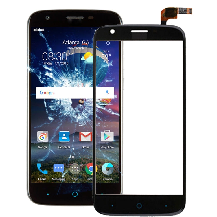 For ZTE Grand X 3 / Z959 Touch Panel Digitizer(Black)