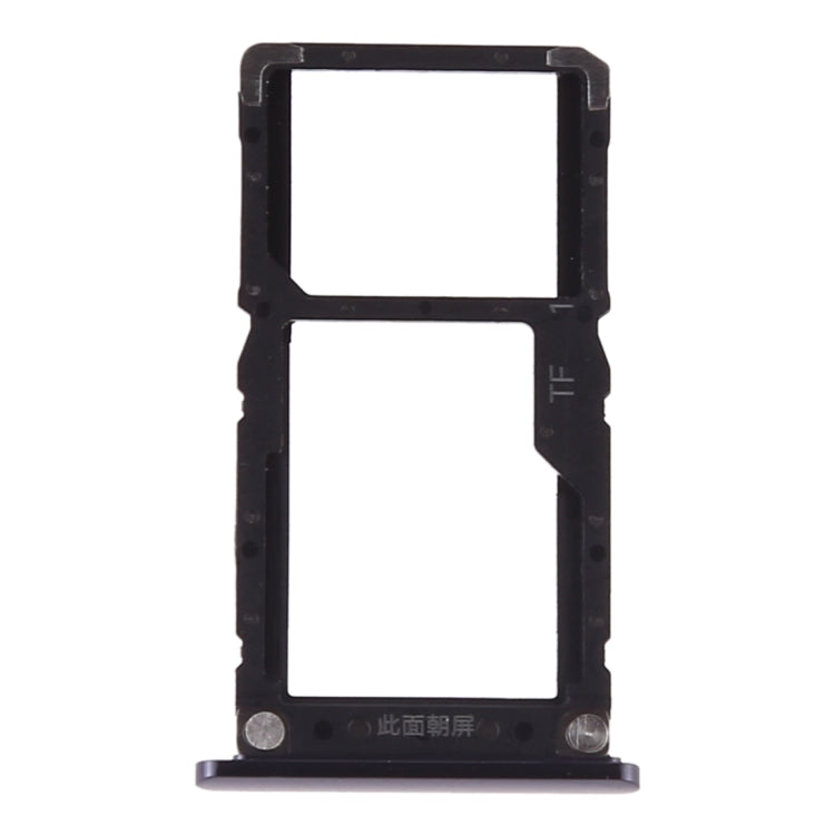 SIM Card Tray +  Micro SD Card for Xiaomi Mi 8 Lite(Black)