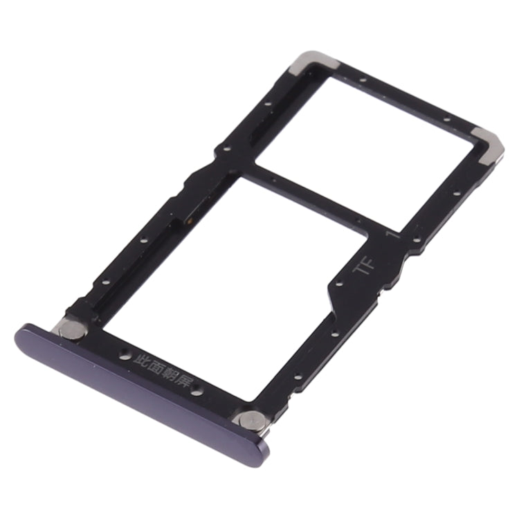 SIM Card Tray +  Micro SD Card for Xiaomi Mi 8 Lite(Black)