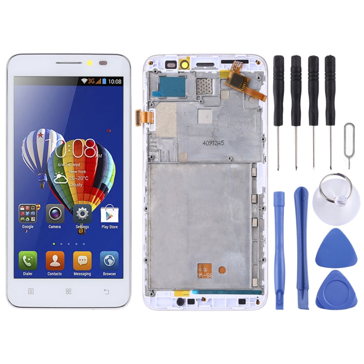 OEM LCD Screen for Lenovo A606 Digitizer Full Assembly with Frame