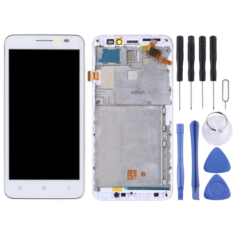 OEM LCD Screen for Lenovo A606 Digitizer Full Assembly with Frame