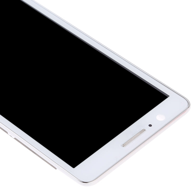 OEM LCD Screen for Lenovo A536 Digitizer Full Assembly with Frame (White)