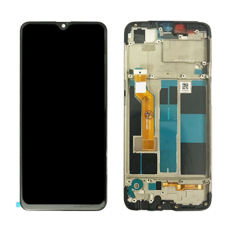 TFT LCD Screen for OPPO A7X / F9 / F9 Pro / Realme 2 Pro Digitizer Full Assembly with Frame (Black)