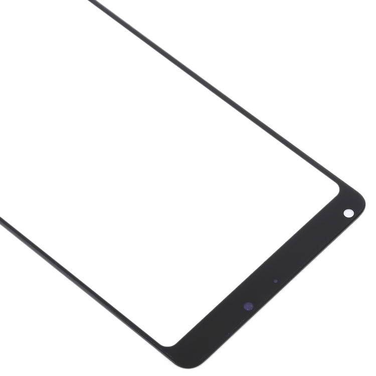 Front Screen Outer Glass Lens for Xiaomi Mi Mix 2S(Black)