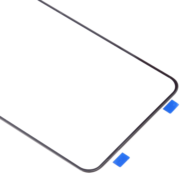 For OPPO Reno Front Screen Outer Glass Lens (Black)