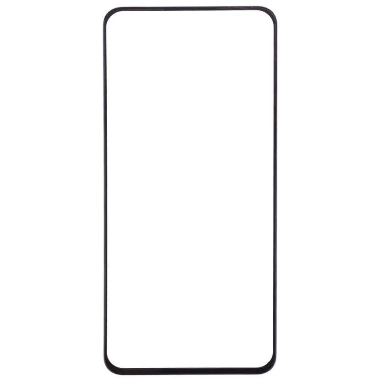 For Vivo X27 Pro Front Screen Outer Glass Lens (Black)