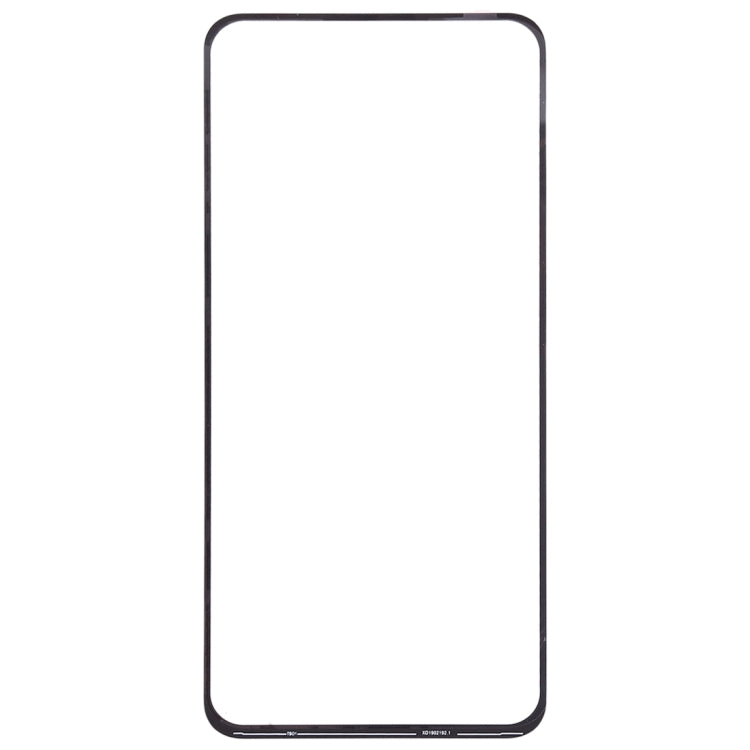 For Vivo X27 Pro Front Screen Outer Glass Lens (Black)