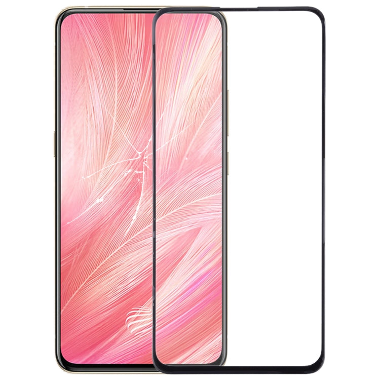 For Vivo X27 Front Screen Outer Glass Lens (Black)