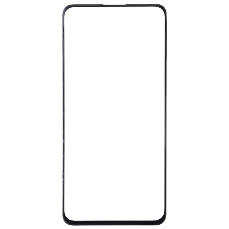 For Vivo X27 Front Screen Outer Glass Lens (Black)