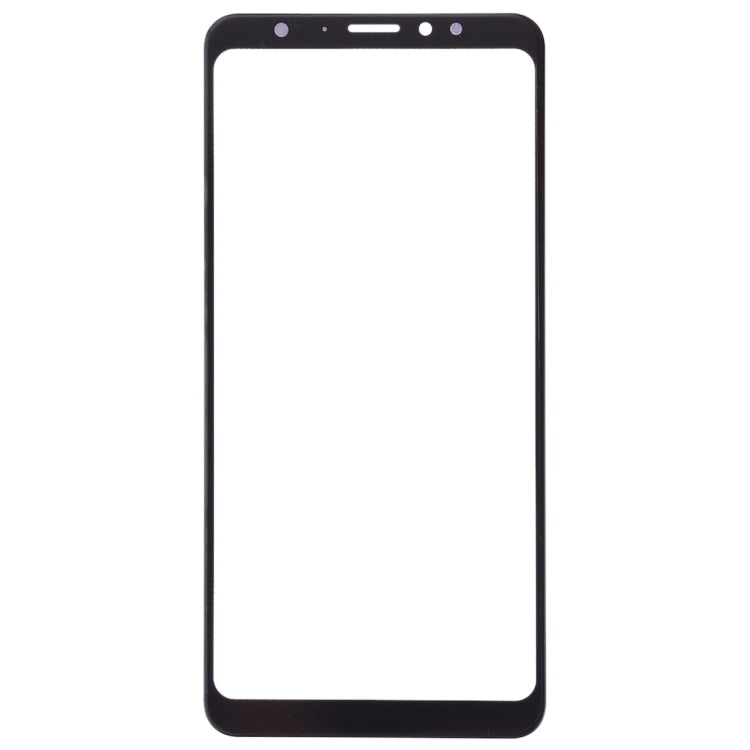 For Meizu V8 Front Screen Outer Glass Lens (Black)