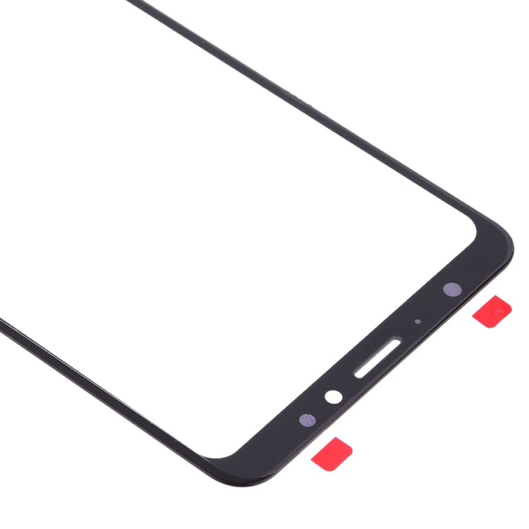 For Meizu V8 Front Screen Outer Glass Lens (Black)