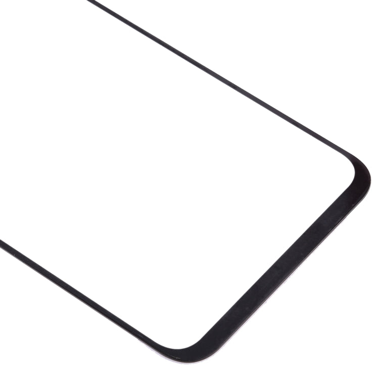 For Meizu X8 Front Screen Outer Glass Lens (Black)