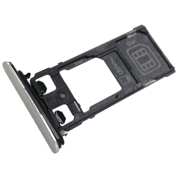 SIM1 Card Tray + SIM2 Card / Micro SD Card Tray for Sony Xperia XZ