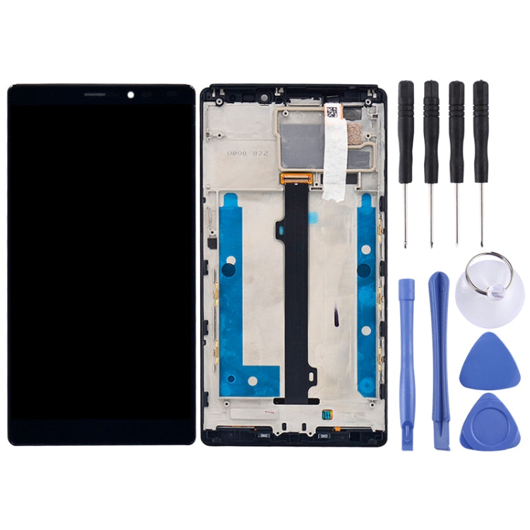 OEM LCD Screen for Lenovo Vibe Z2 Pro / K920 Digitizer Full Assembly with Frame (Black)