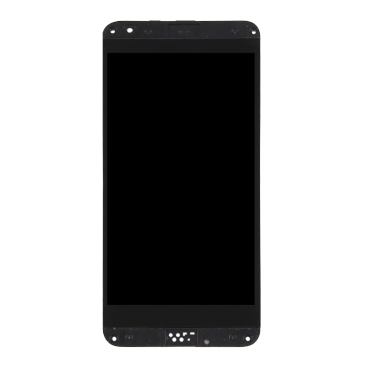 TFT LCD Screen for HTC Desire 530 Digitizer Full Assembly with Frame & Top + Lower Bottom Glass Lens Cover (Grey)