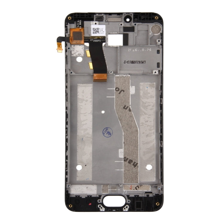 TFT LCD Screen for Meizu M5 / Meilan 5 Digitizer Full Assembly with Frame(White)
