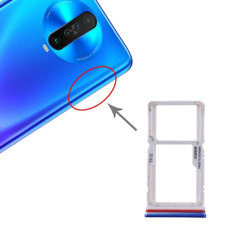 SIM Card Tray + SIM / Micro SD Card Tray for Xiaomi Redmi K30 4G