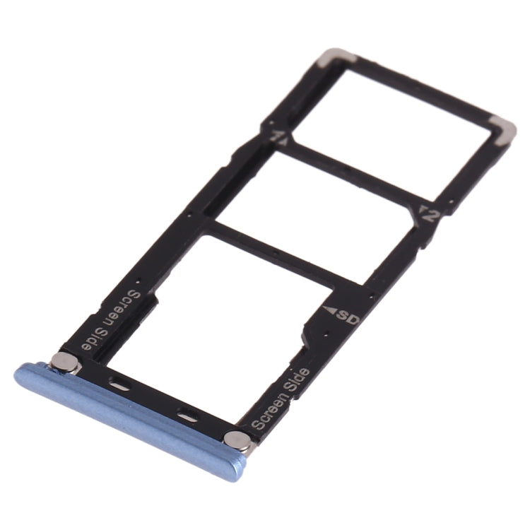 For Tecno Camon X Pro / Ca8 SIM Card Tray + SIM Card Tray + Micro SD Card Tray
