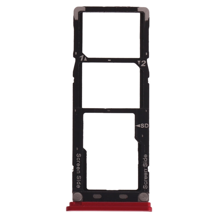 For Tecno Camon X Pro / Ca8 SIM Card Tray + SIM Card Tray + Micro SD Card Tray