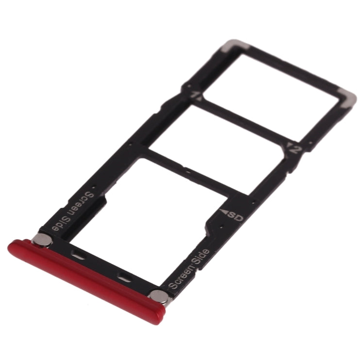 For Tecno Camon X Pro / Ca8 SIM Card Tray + SIM Card Tray + Micro SD Card Tray