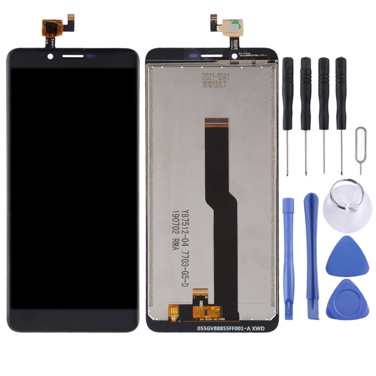 Original LCD Screen for Doogee X60L with Digitizer Full Assembly (Black)