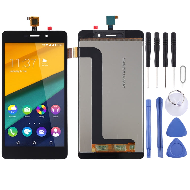 TFT LCD Screen for Wiko Pulp Fab 4G with Digitizer Full Assembly (Black)