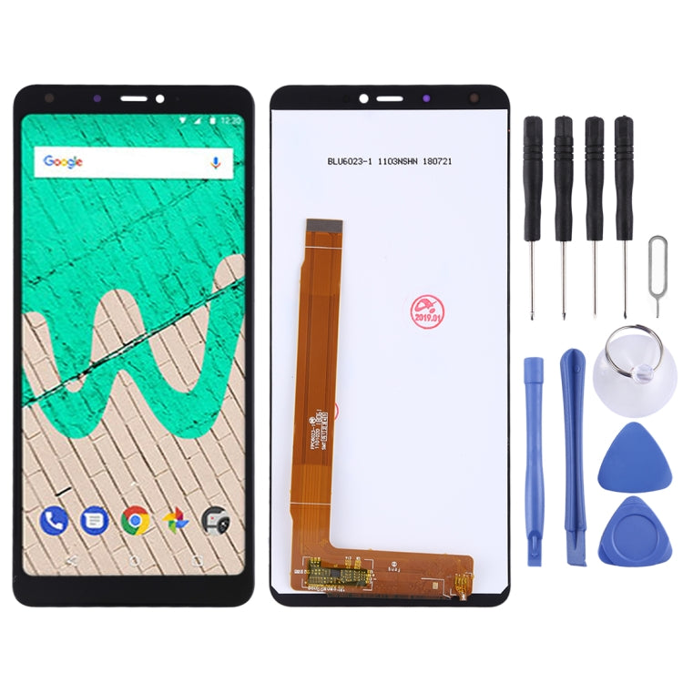 TFT LCD Screen for Wiko View Max with Digitizer Full Assembly (Black)