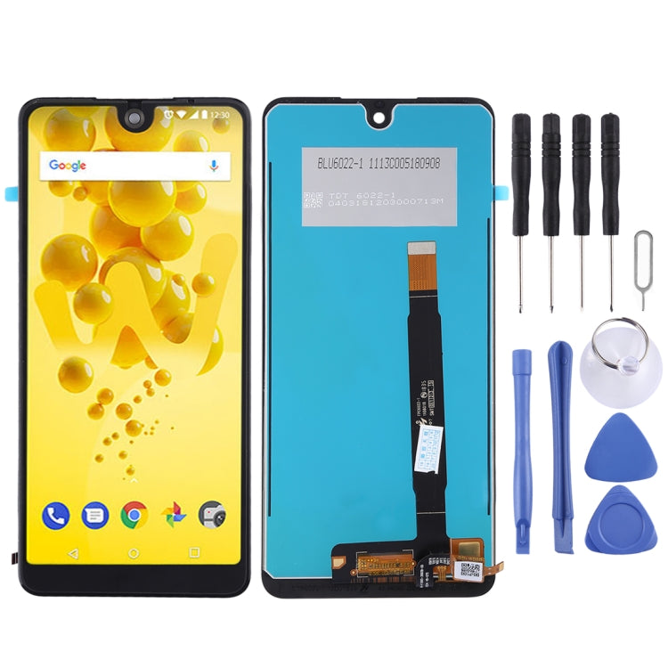 TFT LCD Screen for Wiko View 2 with Digitizer Full Assembly (Black)
