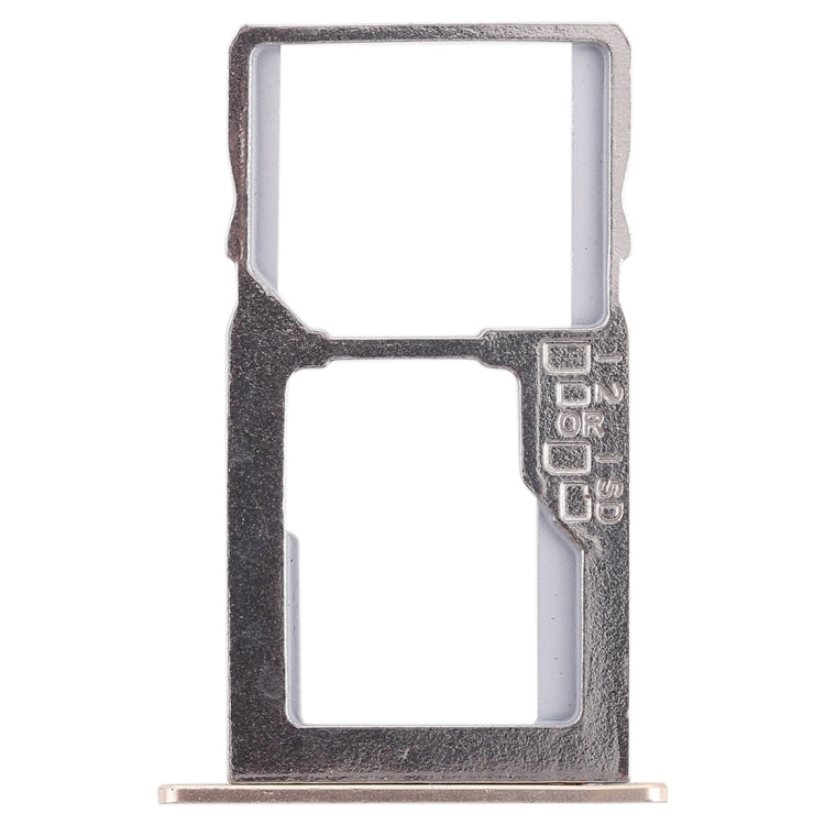 SIM Card Tray + Micro SD Card Tray for Asus Zenfone 3 Max ZC553KL(Gold)