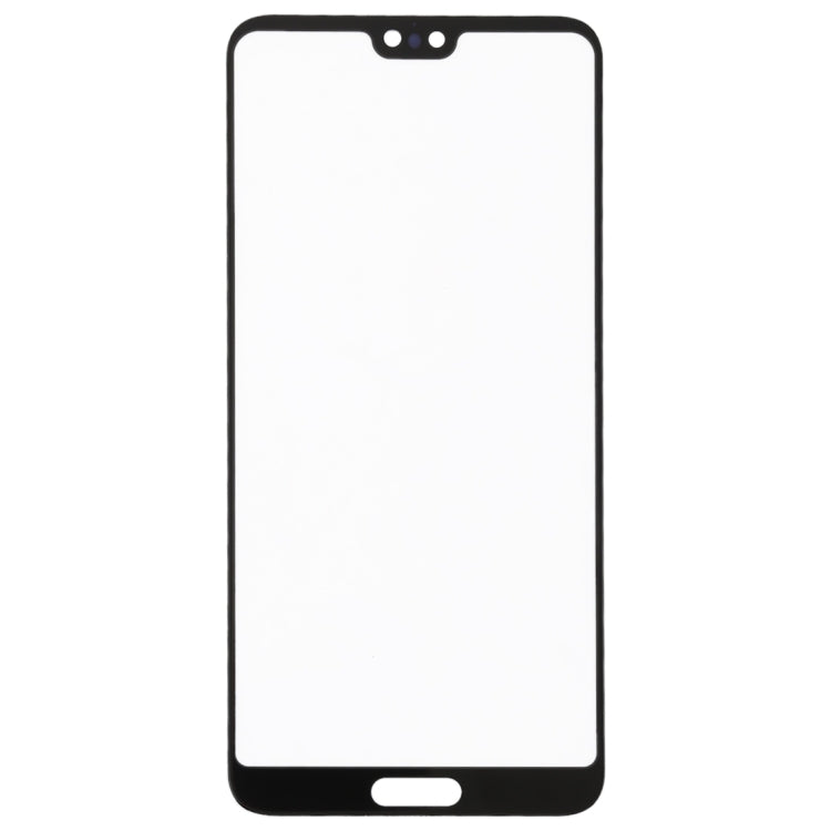For Huawei P20 Pro  Front Screen Outer Glass Lens (Black)