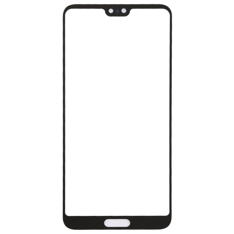 For Huawei P20 Pro  Front Screen Outer Glass Lens (Black)