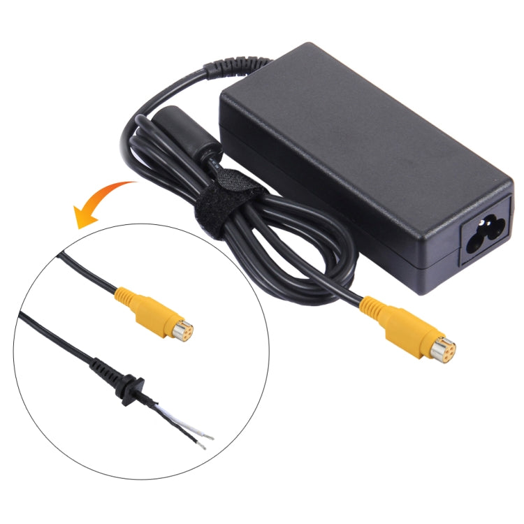 4 Holes 2 Cores DC Power Charge Adapter Cable for Toshiba Laptop